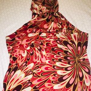 Stunning New York and company halter blouse m